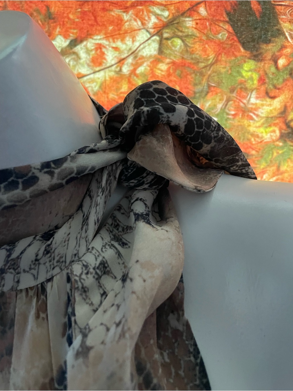 Haute Hippie Snake Print Blouse - Picture 4 of 14